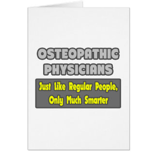 Osteopatiska läkare ... Smartare Hälsningskort