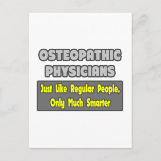 Osteopatiska läkare ... Smartare Vykort