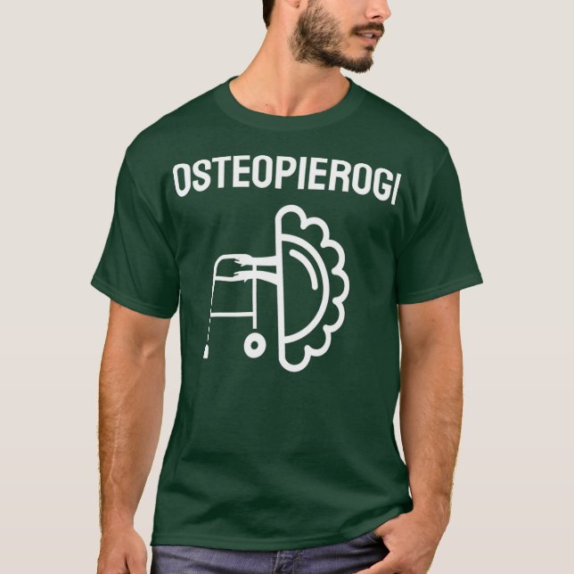Osteopierogi Funny Pierogi polska Inspired T Shirt (Framsida)