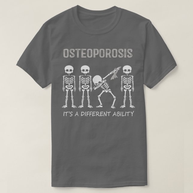 Osteoporos Dabbing Skeleton Det är en annan Ab T Shirt (Design framsida)
