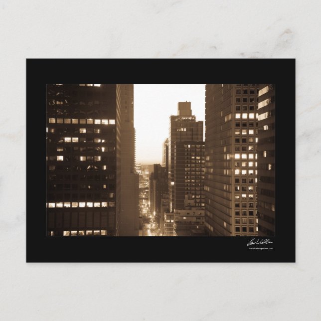 Öster 55th Street, New York Vykort (Framsida)