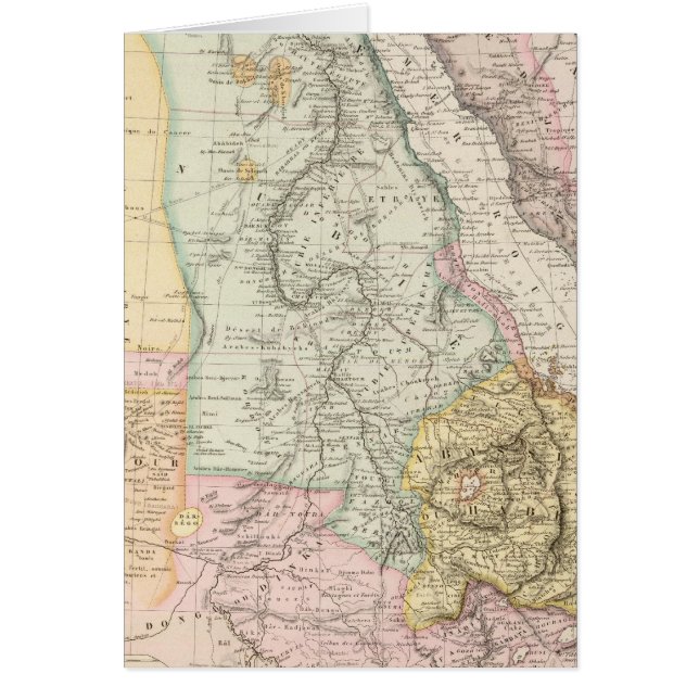 Öster Afrika Hälsningskort (Framsidan)