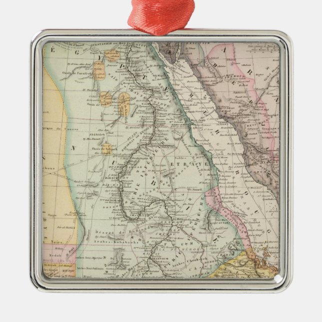 Öster Afrika Julgransprydnad Metall (Framsidan)