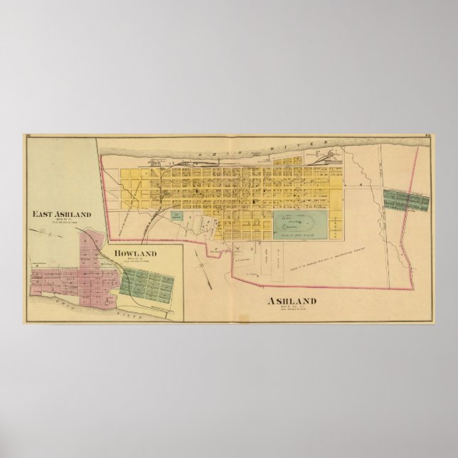 Öster Ashland, Kentucky Poster (Framsidan)