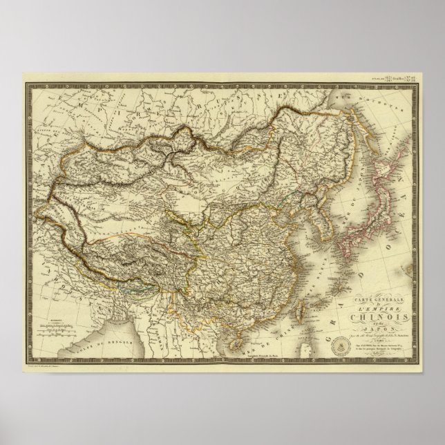 Öster Asien, China, Japan Poster (Framsidan)