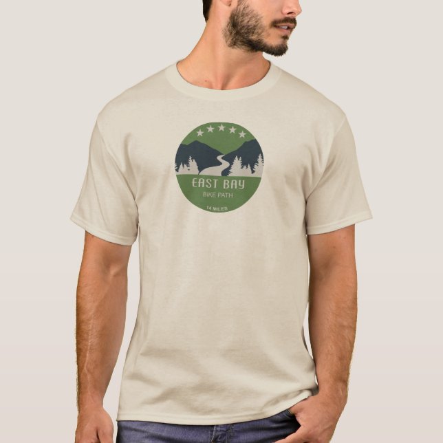 Öster Bay Bike Väg T Shirt (Framsida)