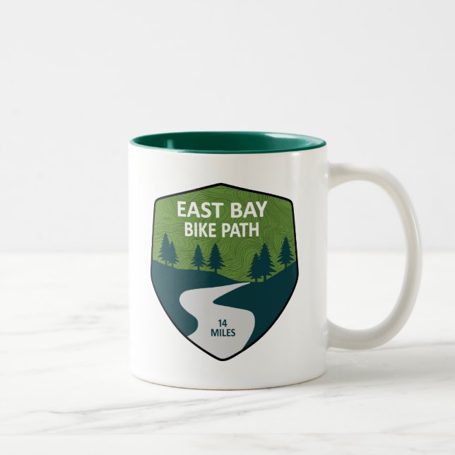 Öster Bay Bike Väg Två-Tonad Mugg (Höger)