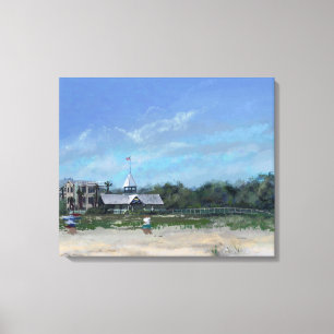 Öster Beach, Saint Simons Island, GA - Kanvastryck