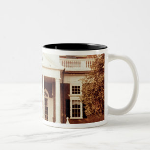 Öster beklär av Monticello Två-Tonad Mugg