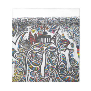 Öster Berlin Wall Graffiti Anteckningsblock
