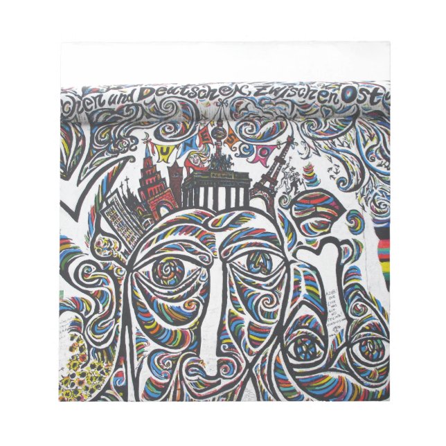 Öster Berlin Wall Graffiti Anteckningsblock (Framsida)
