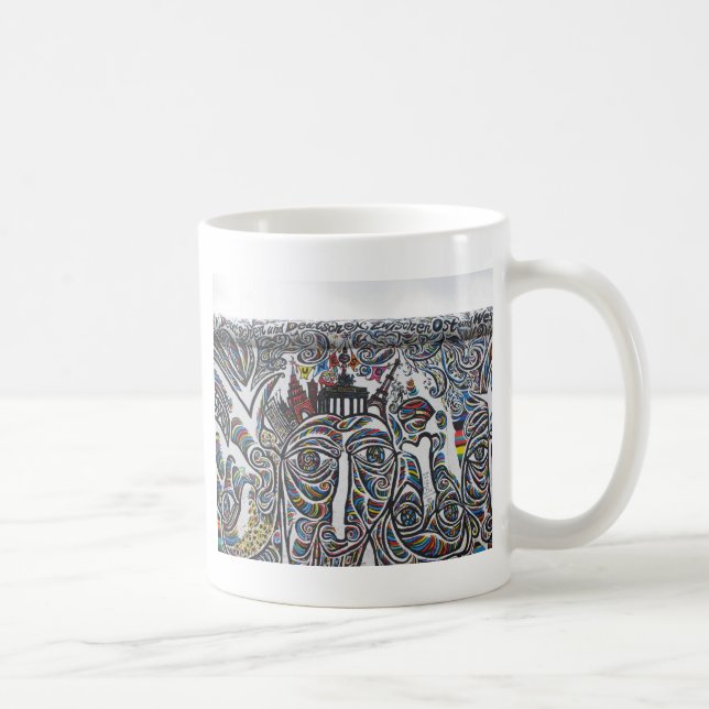Öster Berlin Wall Graffiti Kaffemugg (Höger)