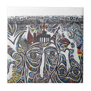 Öster Berlin Wall Graffiti Kakelplatta