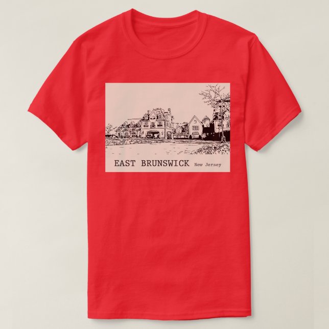 Öster Brunswick New jersey 1 T Shirt (Design framsida)