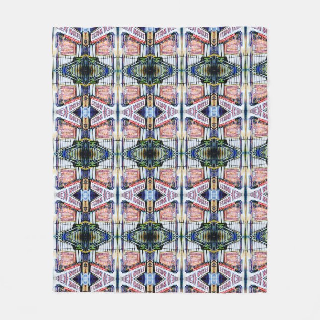 Öster byns visdomsgarden fleecefilt (Framsidan)