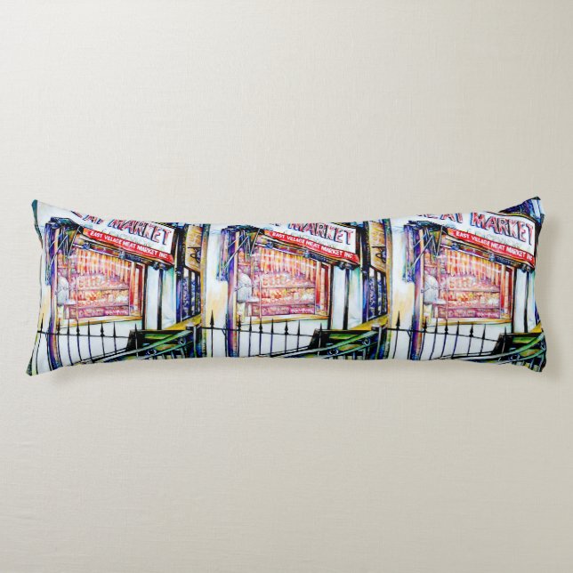 Öster byns visdomsgarden kroppskudde (Framsidan)