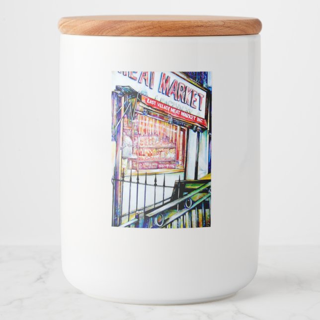 Öster byns visdomsgarden mat etikett (Framsida)