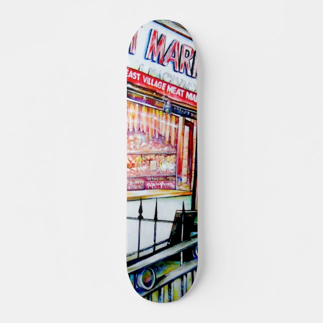 Öster byns visdomsgarden mini skateboard bräda 18,5 cm (Framsida)