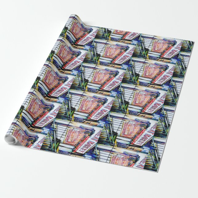 Öster byns visdomsgarden presentpapper (Utrullad)