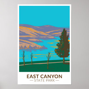 Öster Canyon State Park Utah Vintage Poster