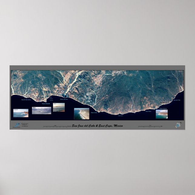 Öster Cape, Baja Kalifornien-poster Poster (Framsidan)