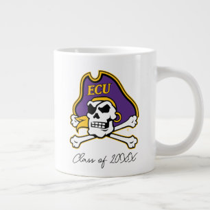 Öster Carolina Universiteten ECU PIRATER Jumbo Mugg