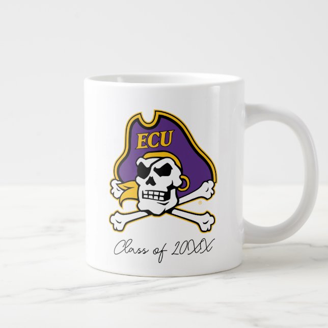 Öster Carolina Universiteten | ECU PIRATER Jumbo Mugg (Höger)
