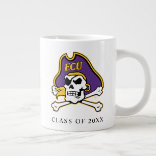 Öster Carolina Universiteten ECU PIRATER Jumbo Mugg