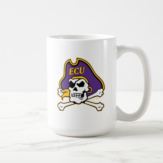 Öster Carolina Universiteten | ECU PIRATER Kaffemugg (Höger)
