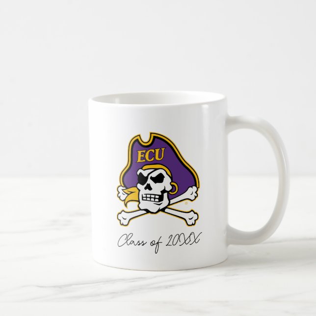 Öster Carolina Universiteten | ECU PIRATER Kaffemugg (Höger)