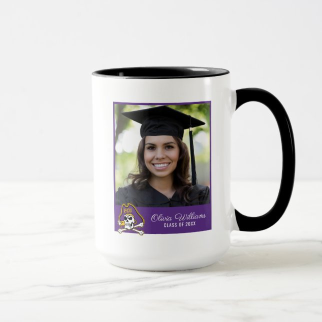 Öster Carolina Universiteten | ECU PIRATER Mugg (Höger)