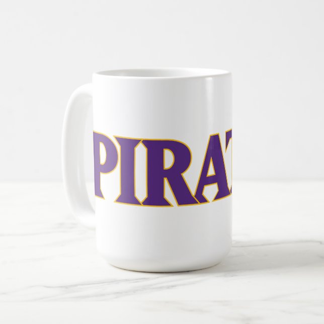 Öster Carolina Universiteten | PIRATER Kaffemugg (Framsida vänster)