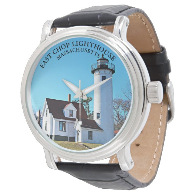 Öster Chop Lighthouse, Massachusets Watch Armbandsur (Vinklad)