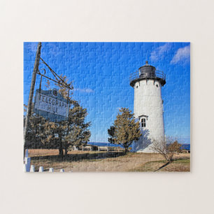 Öster Chop Lighthouse, Massachusetts Jigszle Puzzl Pussel