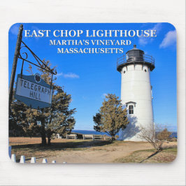 Öster Chop Lighthouse, Massachusetts Mousepad Musmatta
