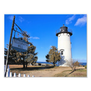 Öster Chop Lighthouse, Massachusetts Photo Fototryck