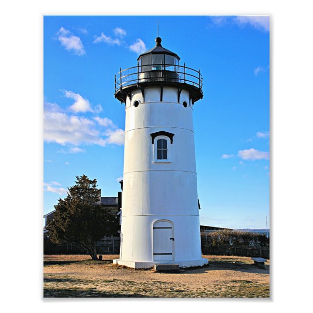 Öster Chop Lighthouse, Massachusetts Photo Fototryck (Framsidan)