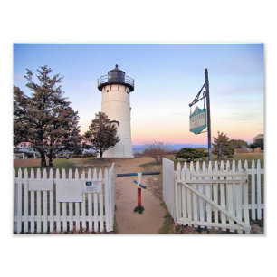 Öster Chop Lighthouse, Massachusetts Photo Fototryck