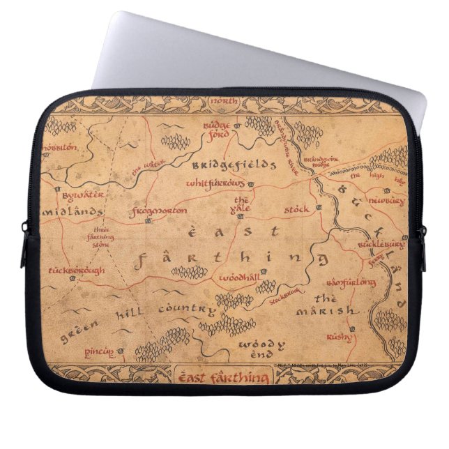 Öster Farthing Laptop Sleeve (Framsidan)