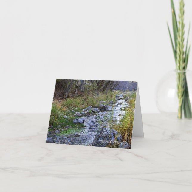 Öster Fork/Hayfork bäck ..... Kort (Framsida)