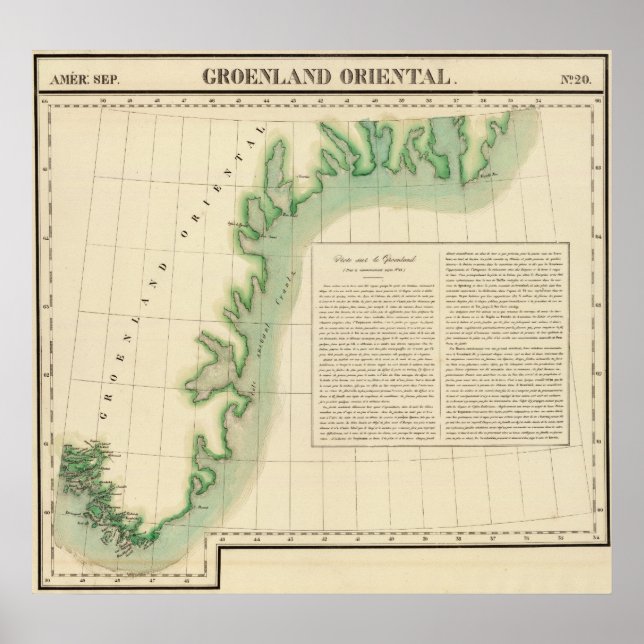Öster Grönland 20 Poster (Framsidan)