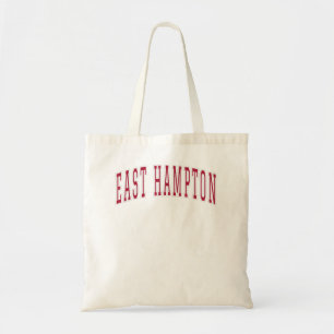Öster Hampton New York Souvenir College Stil Red T Tygkasse