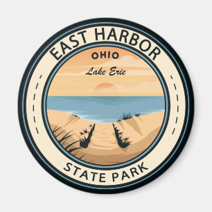 Öster Harbour State Park Ohio Badge Magnet