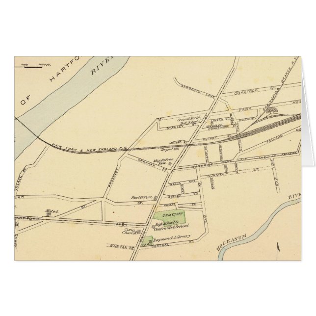 Öster Hartford Hälsningskort (Framsidan Horizontal)