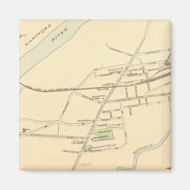 Öster Hartford Magnet (Framsidan)