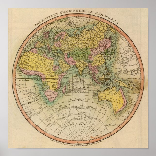 Öster Hemisphere Poster (Framsidan)