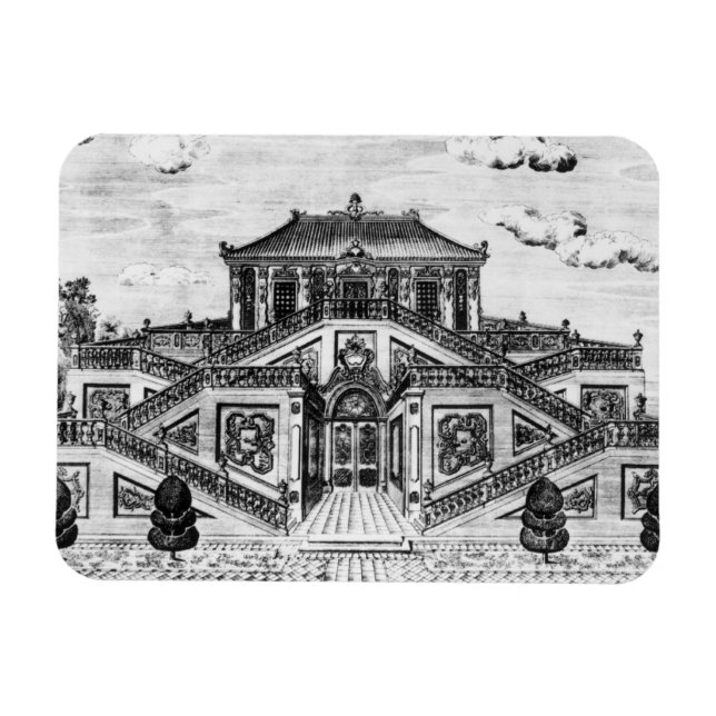 Öster i Palace of the Lugn of the Sea, Ga Magnet (Horisontell)