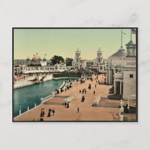 Öster i slutet av Grand Court Classic Photochrom Vykort