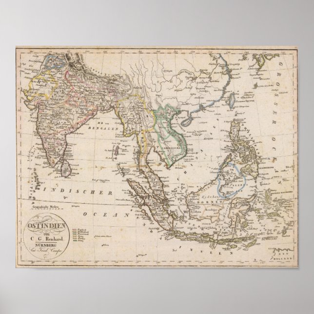 Öster Indien 2 Poster (Framsidan)