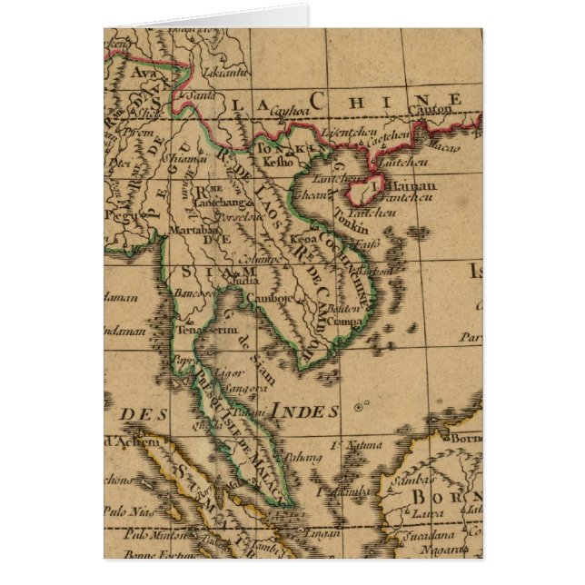 Öster Indien Hälsningskort (Framsidan)